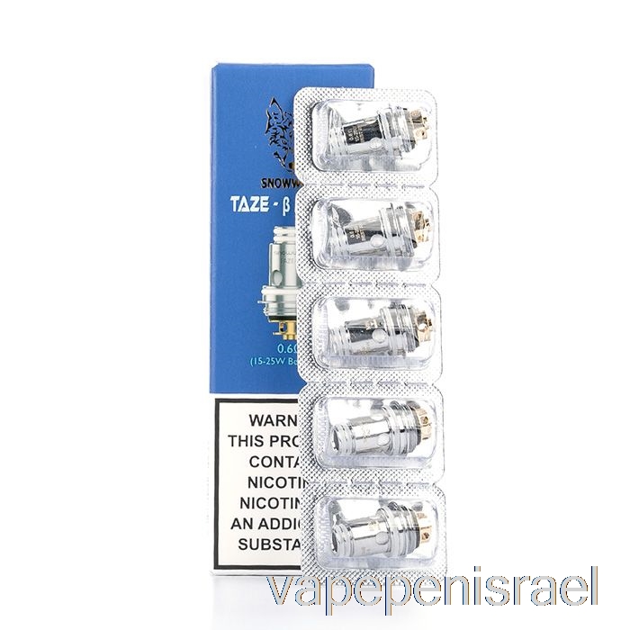 סלילי החלפה חד פעמי Vape Israel Snowwolf Taze 0.3ohm סלילי Taze-gamma